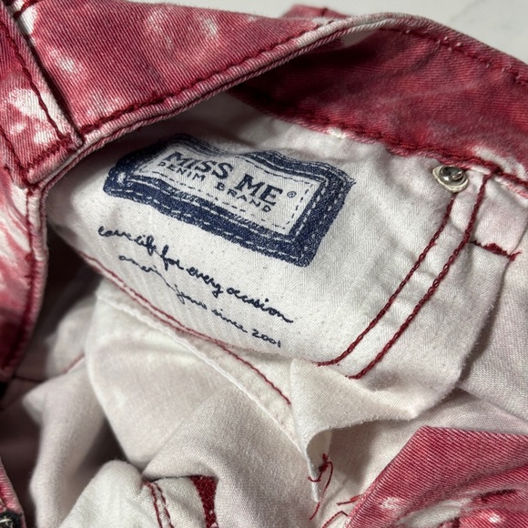Miss Me Women's Pink Tie-Dye Skinny Jeans - Picture 7 of 16